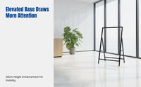 Foam Board Display Stand, Outdoor Poster Holder, Foldable Freestanding Sign, For Recruitment, Shop, Event