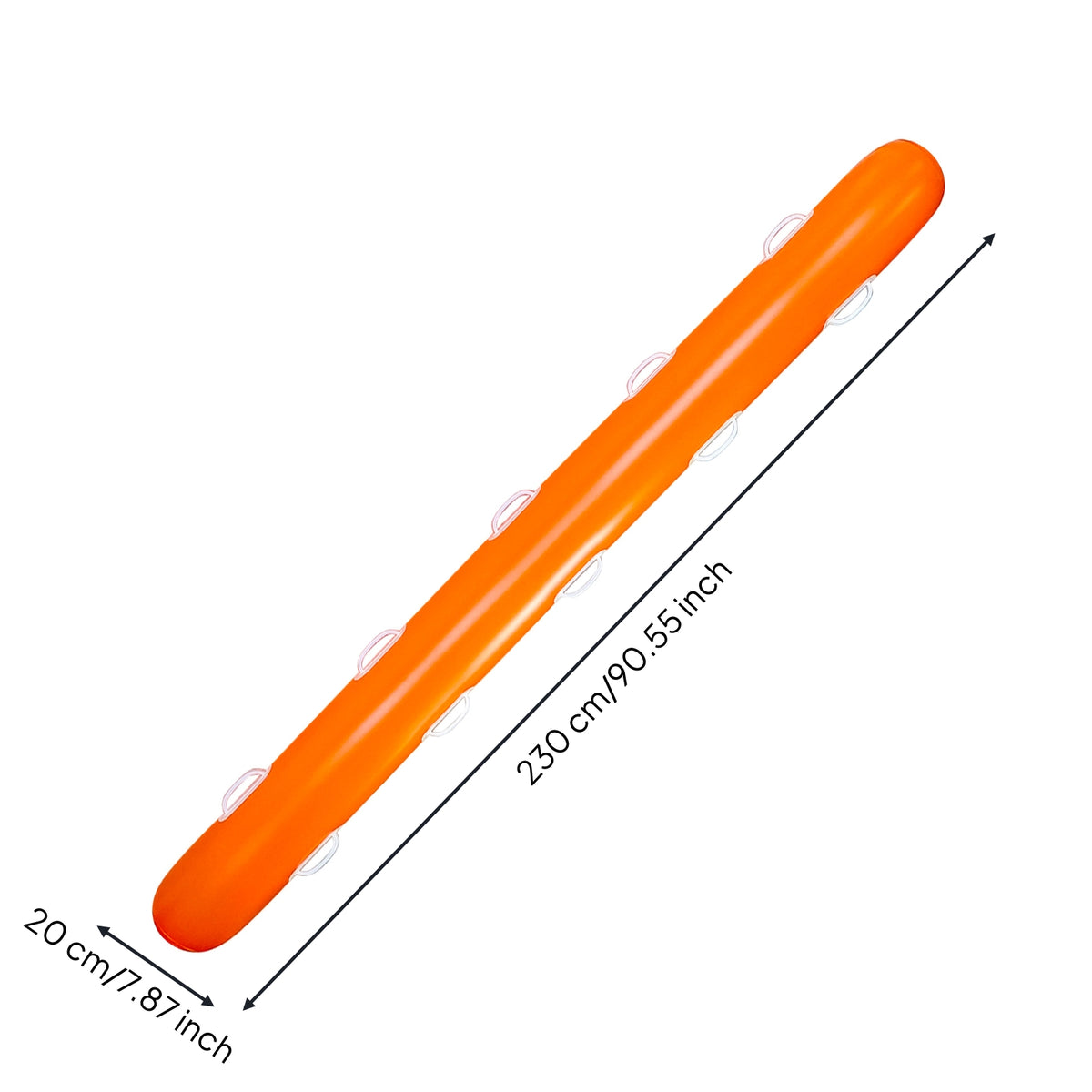Pool Noodle with Handles Colorful Inflatable Pool Noodle Inflatable Water Log for Kids