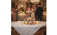 Gold-Toned 2-Tier Cake Stand Painted Metal Cake Stand Round Elegant for Party Planners, Bakers, Weddings, Parties