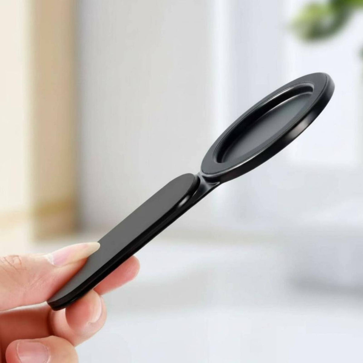 Magnetic-Safe Compatible Attractive Laptop Phone Mount Dual Screen Laptop Side Phone Mount No Glue for Office, Desk