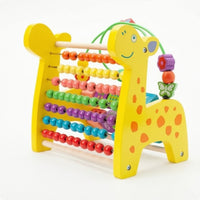 Wooden Deer with Bead Maze Educational Bead Maze Hands-on for Classroom