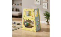 Cardboard Cat House with Scratch Pads Sturdy Cat House with Scratch Pads Pet Furniture Cozy Eco-Friendly for Cats, Living Room