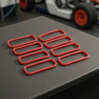 8 Pieces Intake Manifold Gasket Kit Molded O Seal Rectangular for LS Swaps