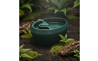 Reptile Water Dispenser Pump-Driven Reptile Water Dispenser Low-Profile Waterer for Terrarium