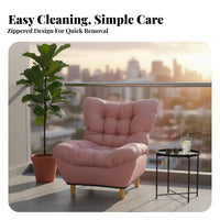 Foldable Design Adjustable Floor Lounger Space-Saving Adjustable Sleeper Chaise Folds Flat Lazy Sofa Converts to Bed for Apartment Dwellers, Students, Bedroom, Small Areas, Dorm Room, Reading Nook