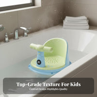360° Surround Protection Baby Bath Seat Ergonomic Hug Design Non-Slip Baby Bath Chair Soft Cushion for Newborns, Infants