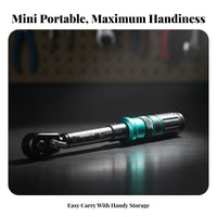 17 Pieces Cycle Tension Wrench Set High Precision Cycle Servicing Tool Click Type Mini Tension Wrench Kit for Bikers, Biking, Workshop, Trail Riding