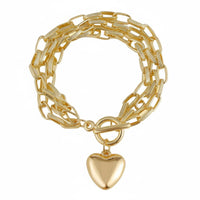 Multi-Layer Chain and Pearl Bracelet Light Luxury Feel Layered Bracelet Set