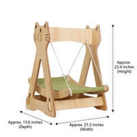 Cat Swing Hammock Basket with Tassels, Hanging Cat Toy for Indoor Cats, Rocking Chair for Boredom Relief, Multi-Scene Use Universal Size (Assorted)