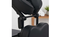 Portable Massage Headrest Ergonomic Design Folding Face down Pillow PU Leather Adjustable Massage Table Headrest for Travel