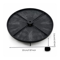 Spreader Rotary Disk with Set Screw Rust Resistant Spreader Rotary Disk Replacement Easy-to-Install for Farmers