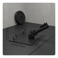 Central Training Landmine Squat Row Station Heavy Duty Barbell Landmine Base Stable Design Bar Attachment Row Attachment 360 Degree Rotation for Gym, Home Workout