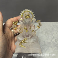 Ganesh Resin Figurine for Home Decor and Gift