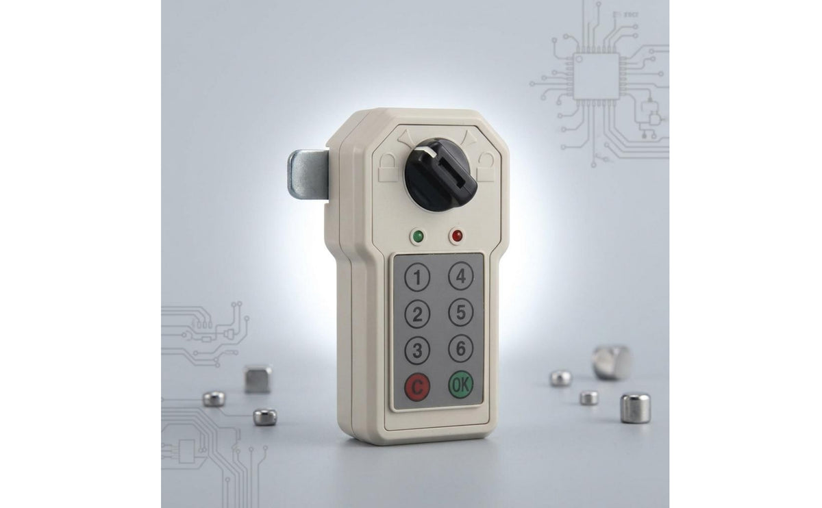 Front-Mounted Control Panel Electronic Cabinet Lock Rotary Knob Password Cabinet Lock