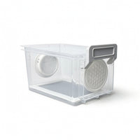 Rearing Box Component with Mesh Transparent Hatchery Box Container Desktop-Sized Breathable for Breeders, Indoor Setups, Sorting