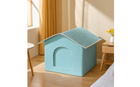 Pet Cooling House with Ice Packs Textured Cat House with Ice Packs for Cats, Summer, Indoor