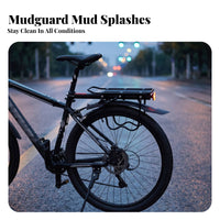 Rear Cycle Rack Fast-Detach Rear Cargo Rack Aluminum Alloy Vehicle Accessory