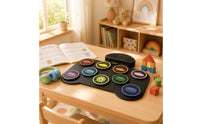 Children's Drum Pad Colorful Music Toy Built-in Speaker