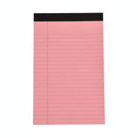 Medium Tear-off Notepad Sturdy Backing Board Lined Writing Pad Multi-Color Pages Perforated Memo Pad for Classroom