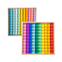 Gem Building Blocks for Kindergarten Early Education Open-Ended Creative Stacking Toy Translucent Acrylic Light and Shadow Blocks