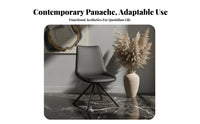 paddinged Seat Upholstered rotate Armchair Modern Design Dining Seating Supportive spine supportrest Household Furniture space-saving for Apartment Dwellers, Interior Designers, Kitchen, Restaurant, Living Room, study corner