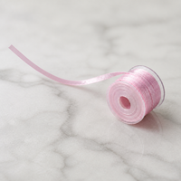 10m Silk Ribbon for DIY Crafts and Decoration, Available in 4mm and 7mm Widths