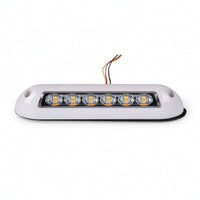 Awning Porch Light Fixture Three-Color Dimming RV Awning Light 12V Waterproof for Campers