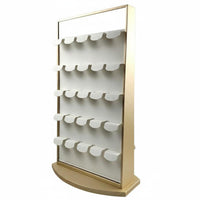 Rotating Earring Display Stand Space Saving Double-Sided Jewelry Rack Large Capacity Rotating Jewelry Display Stand for Live Broadcasting