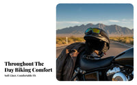 Retro Half Helmet 3C Certified Half Shell Four-Season Guarding Headwear for Men, Women, Daily Commuting, City Riding