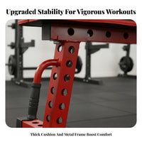 Adjustable Dumbbell Bench Heavy-Duty Steel Frame Multi Functional Workout Bench Ergonomic Padding Fitness Equipment High Weight Capacity for Men