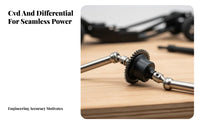 2 Pieces CVD Differential Assembly Heavy Duty 1/10 Scale Truck Axle Set