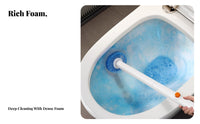 Toilet Brush Set Flexible Head Wall Mounted Toilet Bowl Cleaner Scratch for Washroom