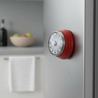 Mechanical Kitchen Timer Manual Hand-Cranked Timer No Needed Timekeeping Device for Kids, Teachers, Cooking, Learning, Classroom