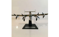 1:144 Scale Aviation Bomber Model Adult Collectible Cast Metal Plane Model with Display Stand Highly Detailed for Collectors, Shelf, Desk, Office Desk