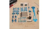 Metal Upgrade Kit Precision-Machined RC Steering Upgrade Kit Designed Steering Gear Bearing Assembly for Hobbyists