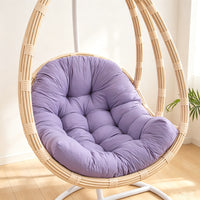 Woven Rattan Chair Cushion for Hanging Basket Chair, Solid Color, Polyester, PP Cotton Filling