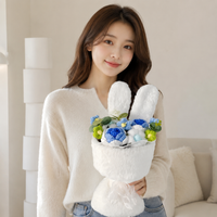 decorative flower gift basket