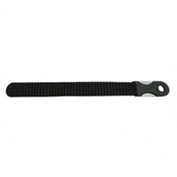 Flexible Ice Skate Strap Textured Skate Strap Reinforced Retaining Band Silver-Toned Patches