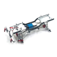 Metal RC Car Upgrade Chassis Steel Gears RC Car Upgrade Chassis Includes 370 Motor Toy Vehicle Part for Model Builders, Rough Terrain