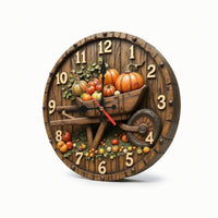 Silent 3D Wall Clock Quiet Clock with Raised Numerals Battery Powered Timepiece Easy to Read for Living Room, Bedroom, Study, Entryway