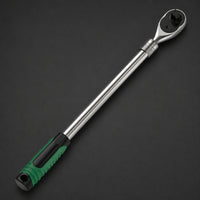 Long-Reach Telescopic Ratchet Wrench 72-Tooth Extendable Socket Wrench Long-Lasting Ratchet with Quick-Release Button for Automotive Repair