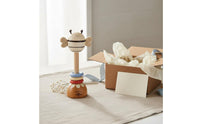 Wooden Bee Rattle Gnaw Bee Toy Develops Fine Motor Skills Infant Grasping Rattle for Infants, Infants