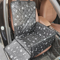 Waterproof Backseat Dog Bed Mat Padded Dog Back Seat Cover Wear-Resistant Car Pet Seat Mat for Road Trips
