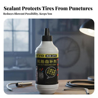 Portable Tire Seal and Lever Kit Easy to Use Cycle Tube Seal Kit Long-Lasting Puncture Fixing Set Wide Application for Mountain Bikers, Bike Commuters, Motorcyclists, Emergency Situations, On the Road, Trail Riding, Outdoor