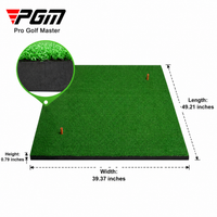 Verdant Sports Practice Pitching Mat, Thickened PP Grass Practice Driving Mat, Heavy Duty Rubber Base Practice Chipping Mat for Home Use