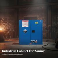 Shock-Resistant Resistant Cabinet Fire Resistant Fire Resistant Cabinet Two-Ply Construction Risky Liquid Storage for Laboratories, Workshops, Factory