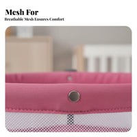 Multi-Functional Design Bedside Sleeper Bassinet Lockable Wheels Rolling Bedside Bassinet Adjustable Height Baby Cradle Rocking Mode for Newborns, Infants, New Parents, Bedroom, Travel, Living Room, Indoors
