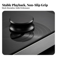 LP Disc Stabilizer Aluminum Construction Record Weight Stabilizer Vibration Dampening Record Weight for Audiophiles, DJs, High-Fidelity System