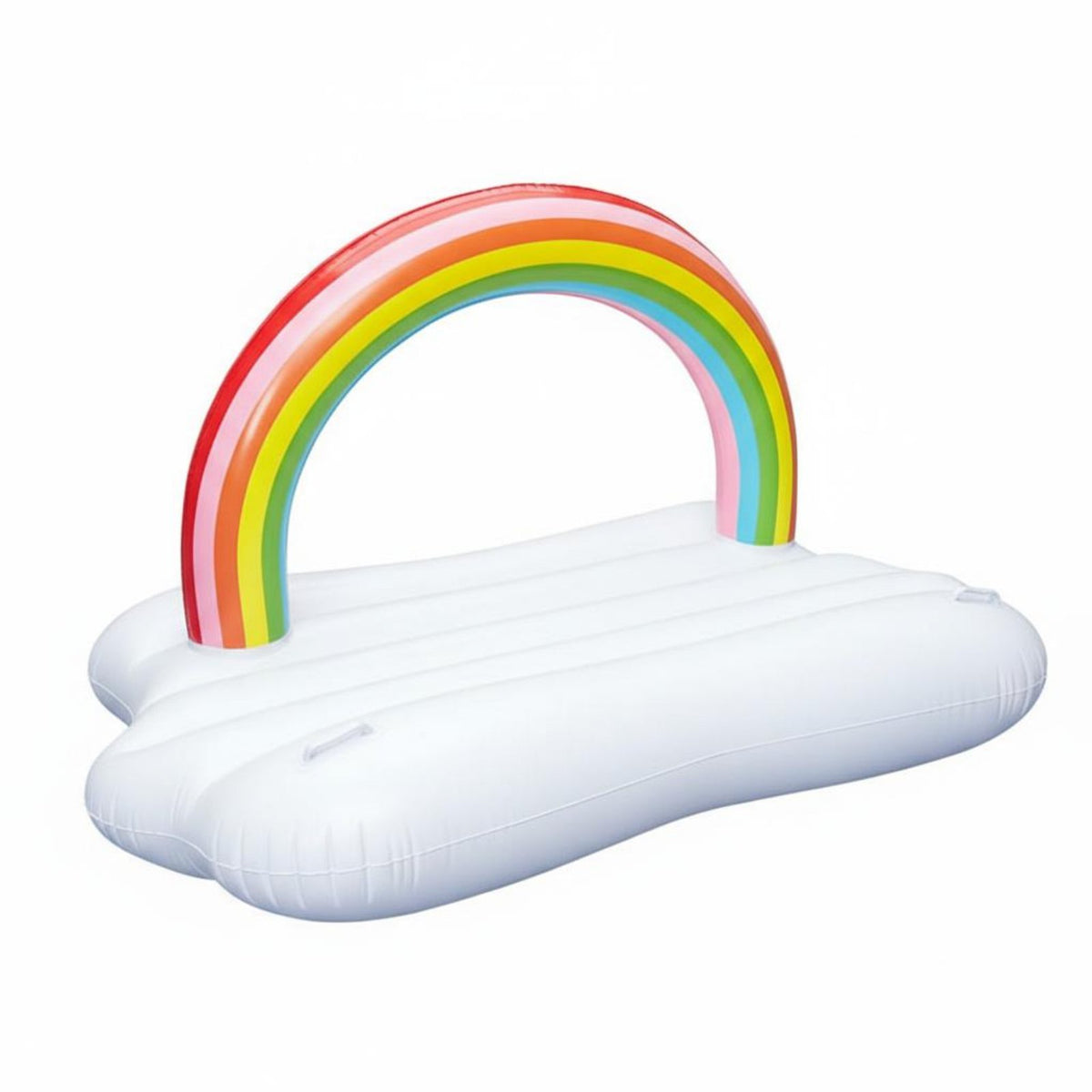 Large Capacity Rainbow Raft Ing Island Heavy Duty Rainbow Cumulus Pool Raft for Families, Party Goers, Lake, Beach