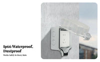 Waterproof Outlet Box Dustproof Weatherproof Outlet Box Easy Installation for Garden, Workshop, Bathroom